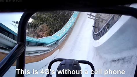 Park City Olympic Summer Bobsled Ride Youtube