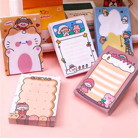 Jual 80 Lembar Memo Pad Kawaii Untuk Sekolah Kantor Sanrio Rabit