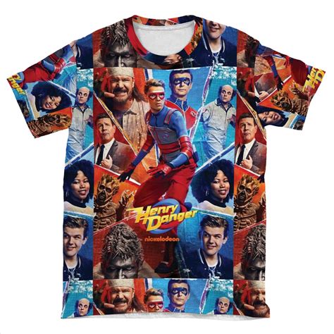 Henry Danger Merch - Nickelodeon AOP T-shirt Tee - Chief T-shirt