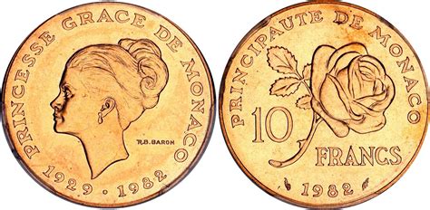 Francs Rainier Iii Princess Grace Monaco Numista