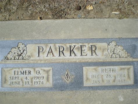 Elmer Orville Parker Homenaje De Find A Grave