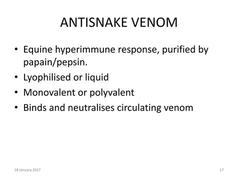 Snake Bite Protocol Ppt