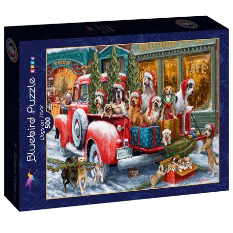 Comprar Puzzle Bluebird Perros En Furgoneta De Piezas Bluebird