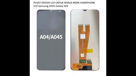 LCD Samsung A045 Galaxy A04 YouTube