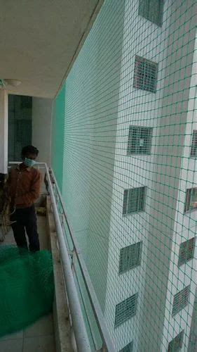 Hdpe Balcony Safety Net Installation Service At Rs 14sq Ft In