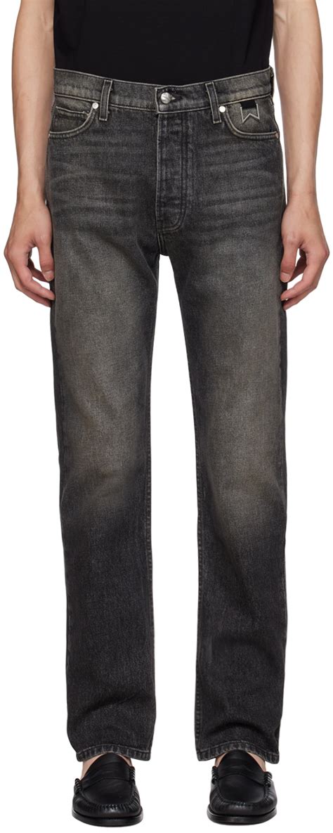 Rhude Black Faded Jeans Rhude