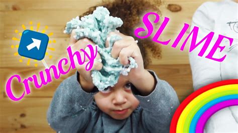 Crunch Slime Diy Slime Crunchy Youtube