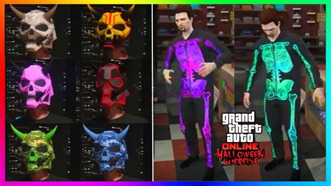 Unlock Skeleton Outfits New Halloween Event Demon Masks Ufo Gta 5