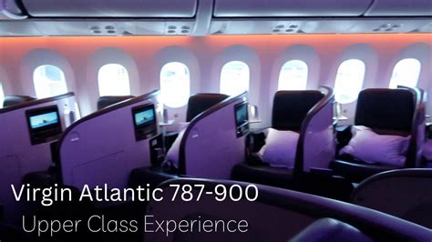 Virgin Atlantic Upper Class Seat Tour And Experience