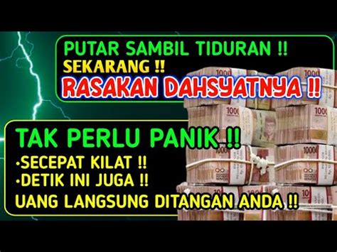 JUTAAN ORANG TELAH BUKTIKAN SEKETIKA UANG DATANG TANPA PERMISI HUTANG