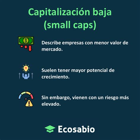 Qu Es Capitalizaci N Baja Small Caps Definici N Y Concepto Ecosabio