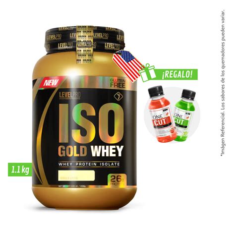 Ripley Level Pro Iso Gold Whey Kg Vainilla Botellas De Quemador