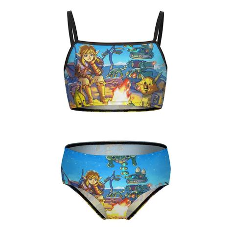 The Legend Of Zelda Girls Bikini Swimsuits Two Piece Beach Bathing Suit Swimwear Y Cm