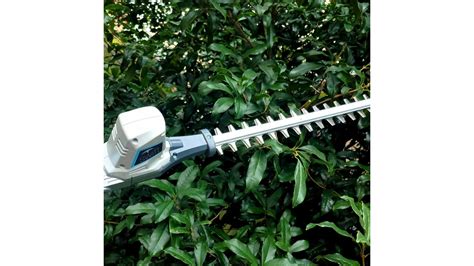 V Cordless Battery Powered Electric Hedge Trimmer Swift Garden