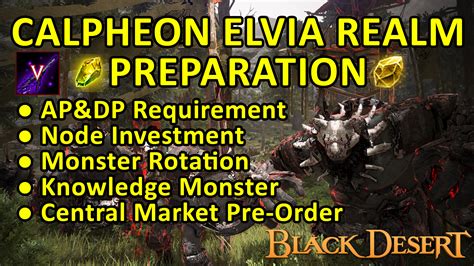 Game Play Calpheon Elvia Realm Preparation Guide