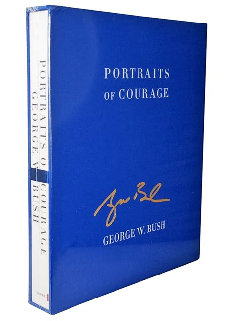 George W Bush Portraits Of Courage Signed Limited Deluxe Edition Sealed