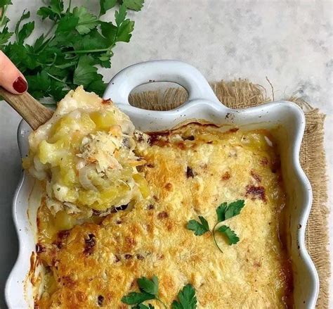 Receita F Cil De Bacalhau Cremoso Gratinado Batata Doce