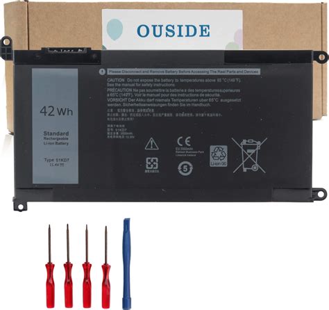 Amazon OUSIDE 51KD7 Laptop Battery Compatible With Dell Chromebook