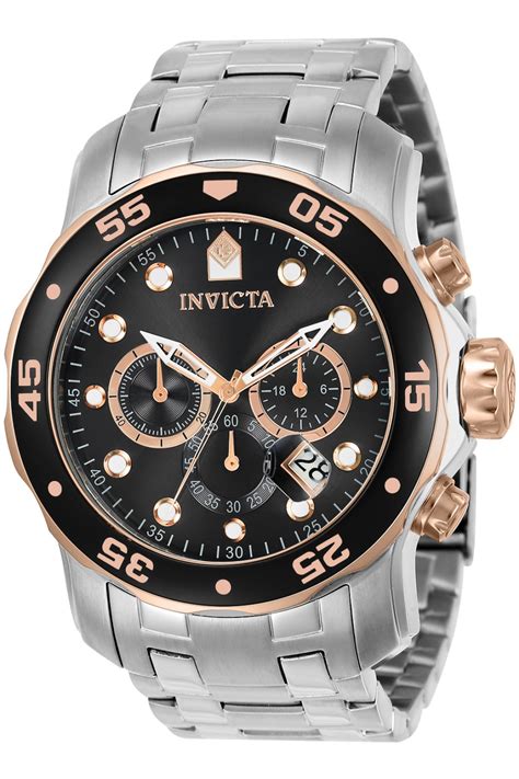 Invicta Pro Diver Scuba Nero Orologio Uomo Quarzo Mm