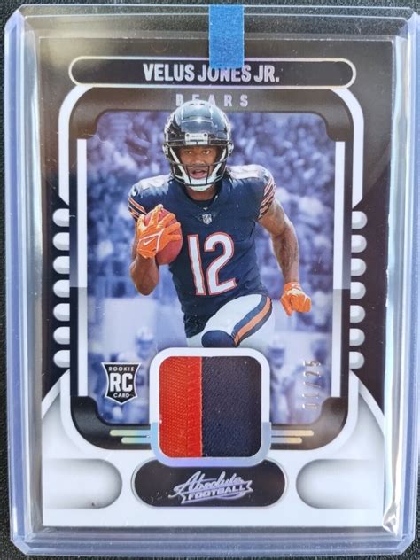 Panini Absolute Gold Arm Velus Jones Jr Rc Rookie Color