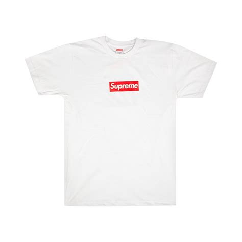 Supreme 20th Anniversary Box Logo T Shirt White Supreme Ss14t10 White Goat