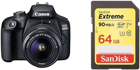 How To Setup The Canon EOS 4000D / REBEL T100 Camera (Camera Settings ...