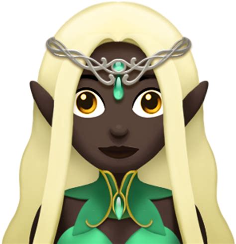 Download Apple"s New Elf Emoji, Which Looks To Have Been Inspired - Dungeons And Dragons Emojis ...