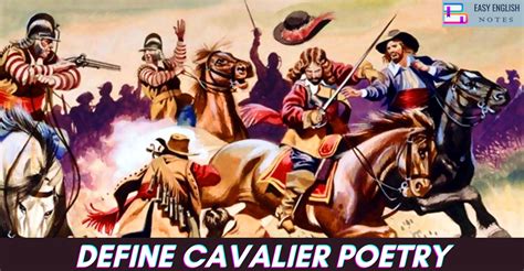 Define Cavalier Poetry - Easy English Notes