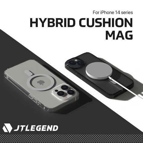 【楽天市場】iphone14 ケース 各種 Jtlegend Hybrid Cushion Mag Case 全2色 Magsafe対応 ワイヤレス充電 ハードケース Tpu 耐衝撃 透明