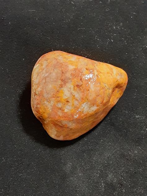 Yellow And Red Jasper Stone With Quartz Beach Tumbled Smooth Etsy