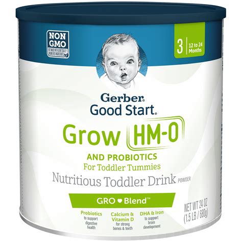 Gerber Good Start Grow Non-GMO Powder Nutritious Toddler Drink, Stage 3 ...