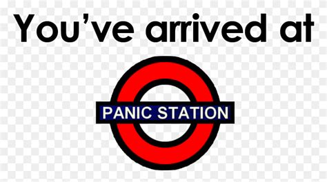 Panic Station Charing Cross Tube Station Logo Symbol Trademark Hd