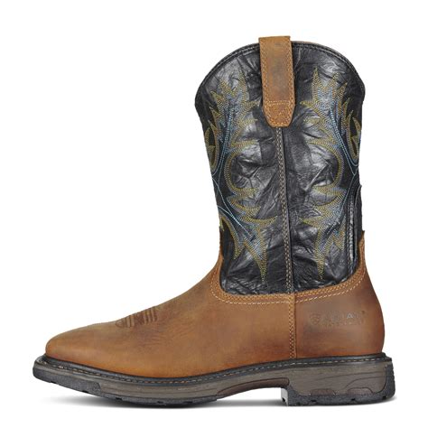 ariat steel toe work boots 9