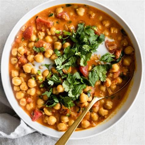 Coconut Chickpea Curry 30 Minutes Vegan Real Vibrant