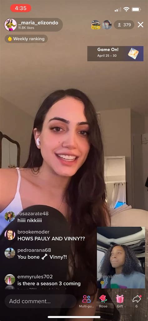 Nikki joins Maria live on TikTok …they talk about Nikki’s bday and a podcast : r/DoubleShotatLove