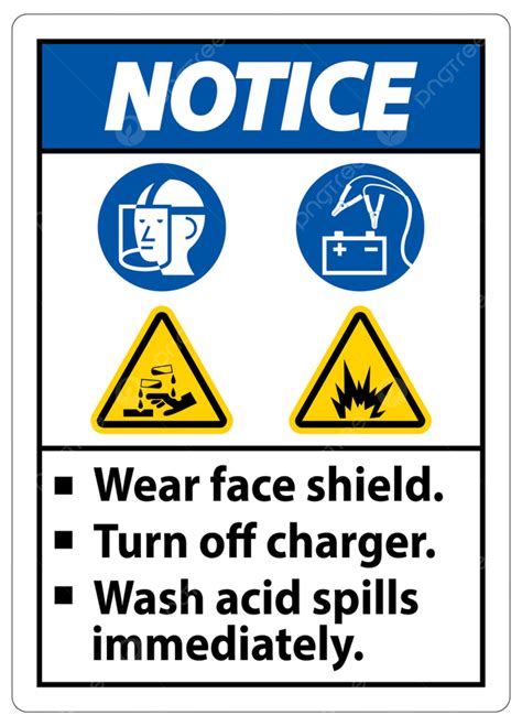 Hazard Warning Signs Vector Hd Png Images Warning Sign Wear Face