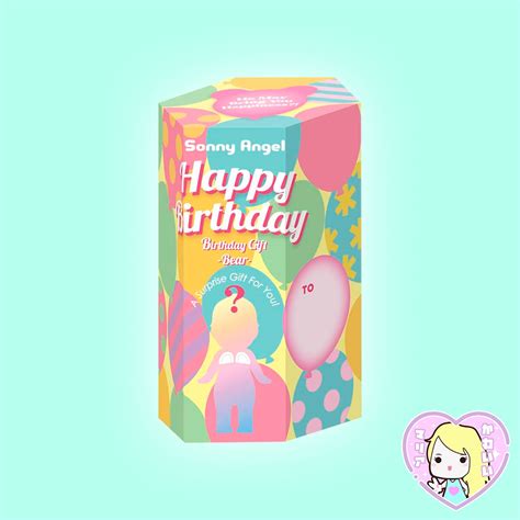 Sonny Angel Happy Birthday Gift Series Bear María Kawaii Store