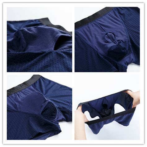 JOCKMAIL bóxer de Modal para hombre ropa interior Gay con separación