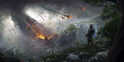 Titanfall 2 Hd Wallpaper Epic Battle Scenery By Tu Bui