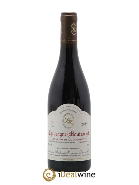 Acheter Chassagne Montrachet Er Cru Clos De La Boudriotte Bachelet