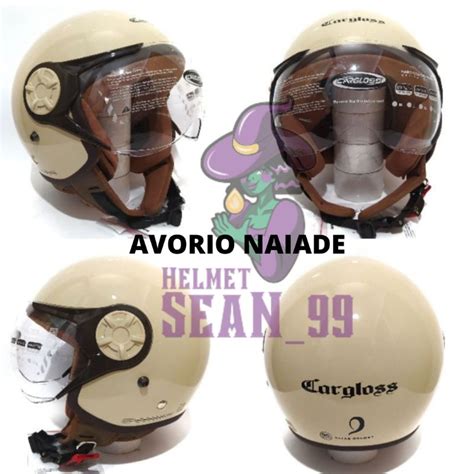 Jual Helm Cargloss Yrh Hijab Half Face Original Sni Shopee Indonesia