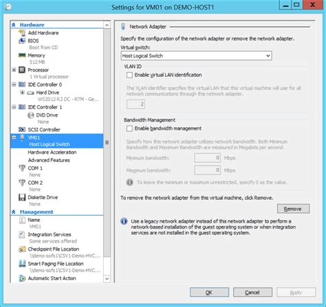 Hyper V Virtual Machine Virtual Network Adapters Overview