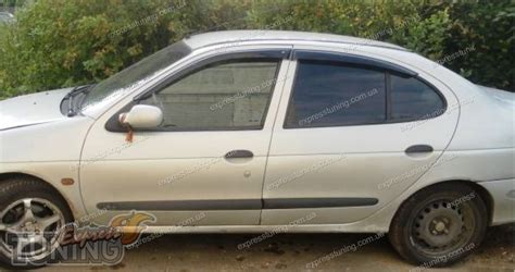 Ветровики Рено Меган 1 седан (дефлекторы окон Renault Megane 1 sedan ...