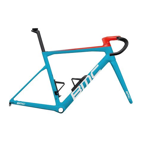 BMC TEAMMACHINE SLR 01 MOD Carbon Frame Set 2023 Team Blue Neon Red