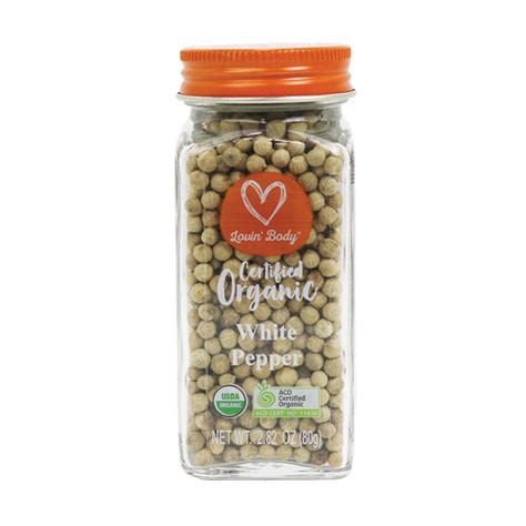 Certified Organic White Pepper Premium Gourmet Food