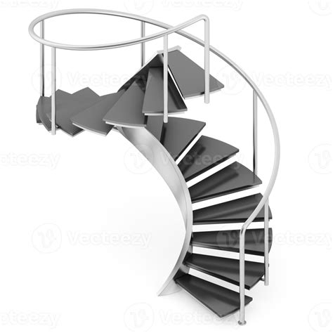 Isometric Stairs 3d Isolated 13856402 Png