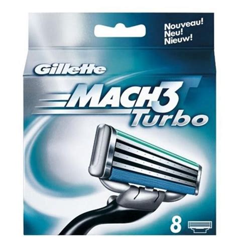 Gillette Mach 3 Turbo 12ks + dárek ke každé objednávce zdarma | vune ...