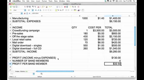 50 Profit And Loss Excel Spreadsheet