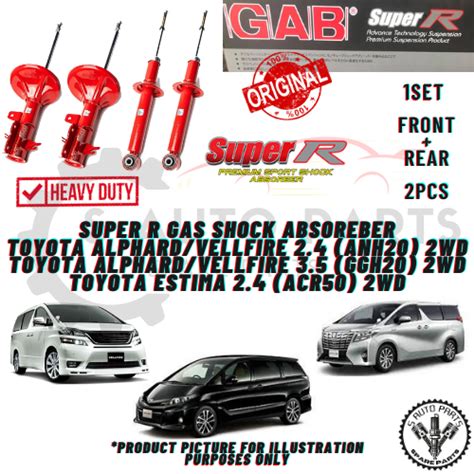 Toyota Estima Acr Toyota Alphard Vellfir Anh Front Rear Gab