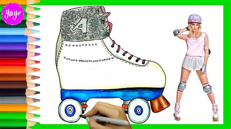 C Mo Dibujar Los Patines De Mbar Soy Luna Disney Yaye Youtube